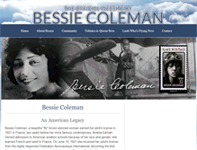 Tablet Screenshot of bessiecoleman.org